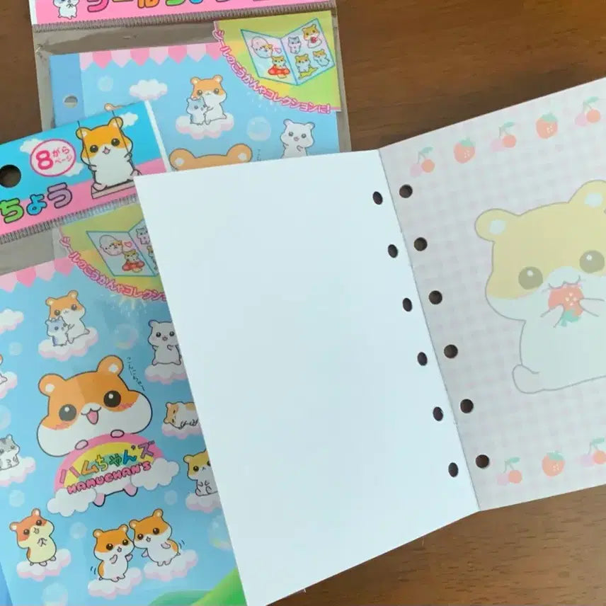 [BUNJANG] A6 Hamster Sticker Storage Book / 햄스터 A6 씰북