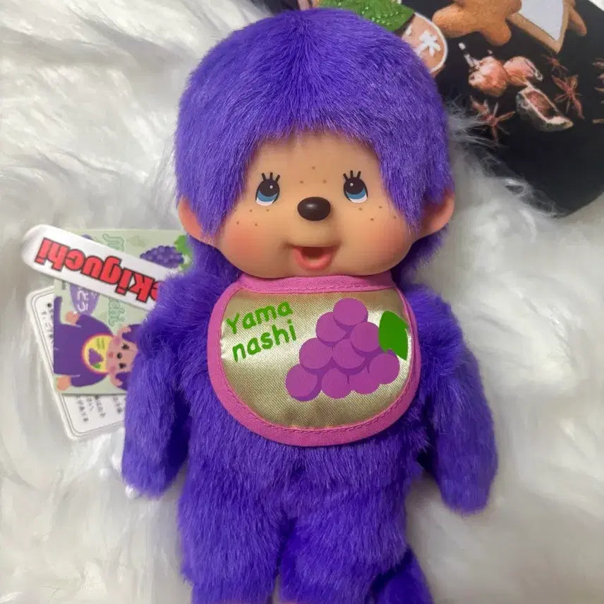 [BUNJANG] Monchhichi Yamanashi Limited Edition Grape / 몬치치 야마나시 지역한정 포도