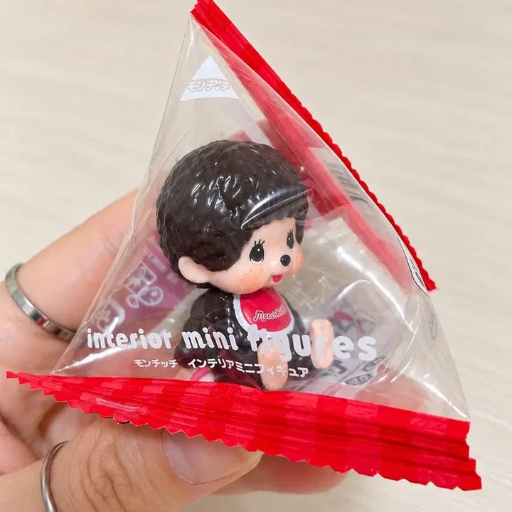 [BUNJANG] Monchhichi Mini Figure Red Bib / 몬치치 미니 피규어 판매합니다