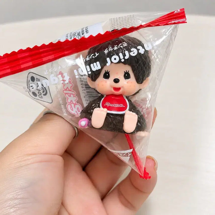 [BUNJANG] Monchhichi Mini Figure Red Bib / 몬치치 미니 피규어 판매합니다