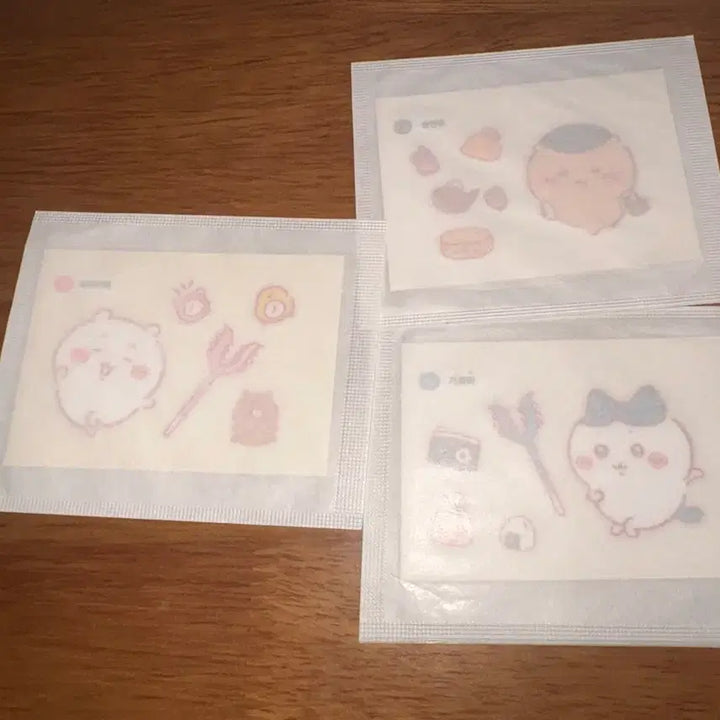 [BUNJANG] Chiikawa Big Stickers Set / 치이카와 빅띠부씰 올리브영 치이카와 하치와레 쿠리만쥬