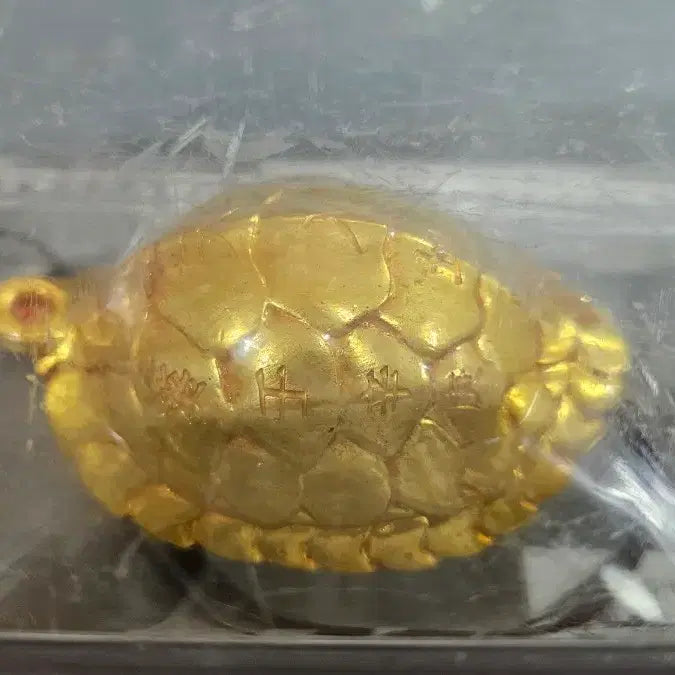 [BUNJANG] Golden Turtle Ornament / 황금색 거북이 금색덩어리