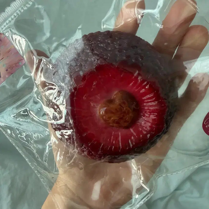 [BUNJANG] The Fox Fruit Series Squishy Toy / thefox 더폭스 과일 하트 양메이 리치 말랑이 스퀴시 슬랑이