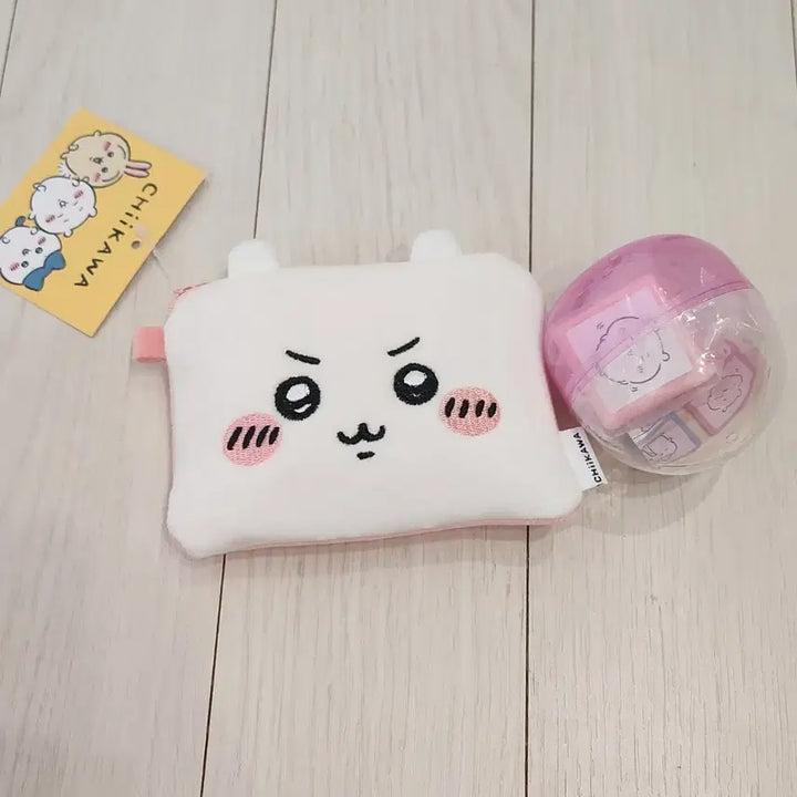 [BUNJANG] Chiikawa Mini Pouch &amp; Double Stamp Set / 치이카와 뉴 미니 파우치, 더블스탬프 SET