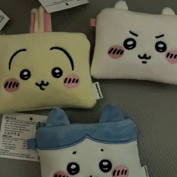 [BUNJANG] Chiikawa Usagi Hachiware Pouch Wallet Set / 우사기 치이카와 하치와레 먼작귀 파우치 지갑