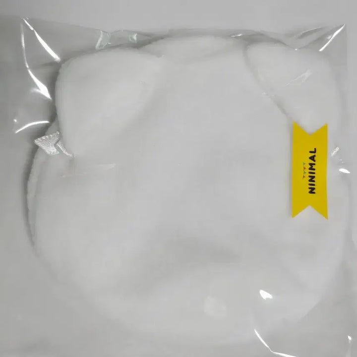 [BUNJANG] Ninimal Fluffy Cat 10cm White Outfit Set / 니니멀 플러피캣 10cm 화이트