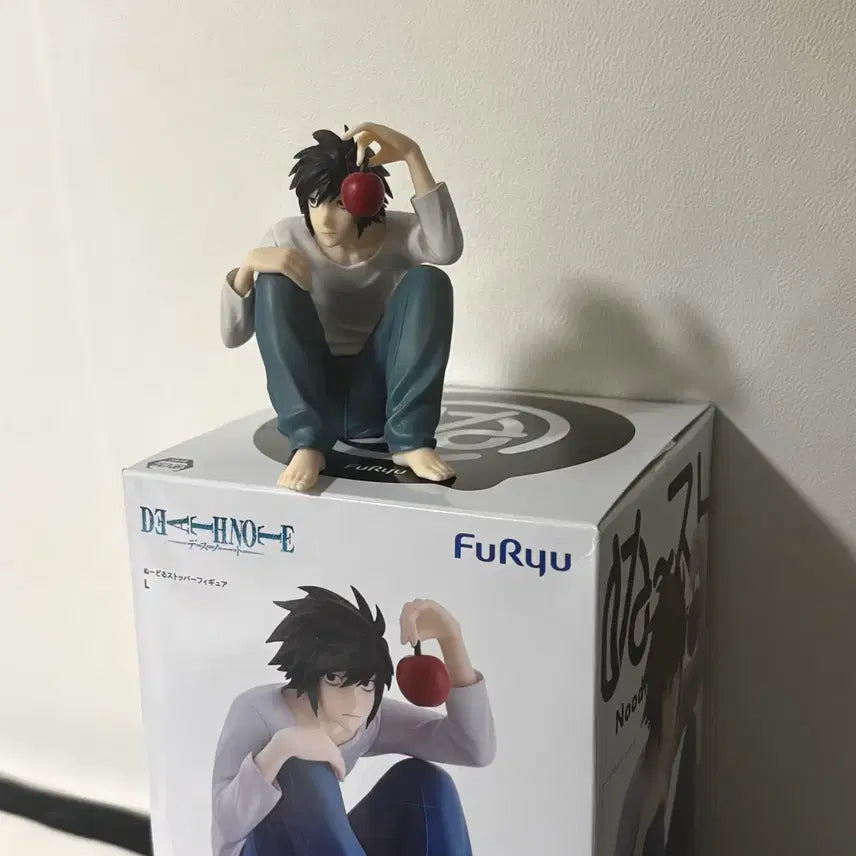 [BUNJANG] Death Note L Noodles Stopper Figure / 데스노트 엘 누들스토퍼 피규어