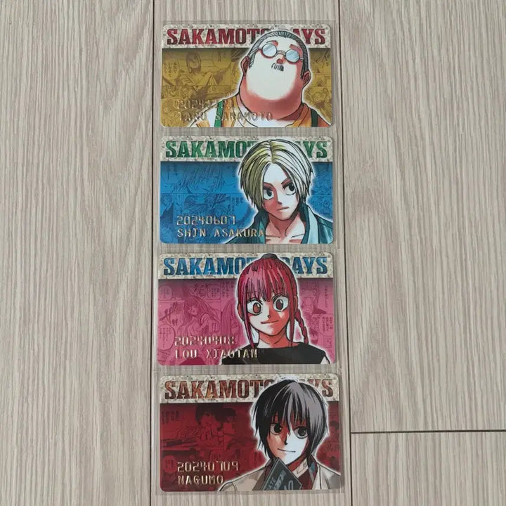 [BUNJANG] Sakamoto Days 2024 Birthday Card Bundle Set / 일괄) 사카모토 데이즈 2024 생일카드