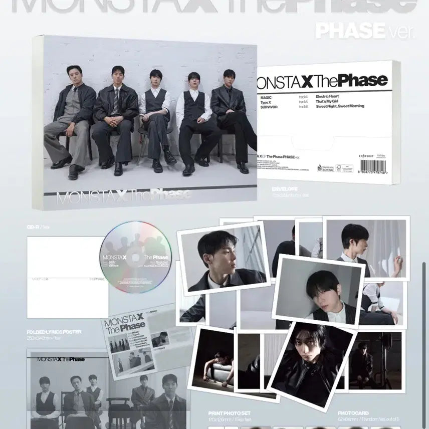 [BUNJANG] MONSTA X The Phase EP Album (PHASE ver.) / (미개봉) 몬스타엑스 EP앨범 The Phase (PHASE ver.)