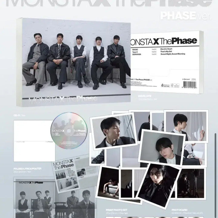 [BUNJANG] MONSTA X The Phase EP Album (PHASE ver.) / (미개봉) 몬스타엑스 EP앨범 The Phase (PHASE ver.)