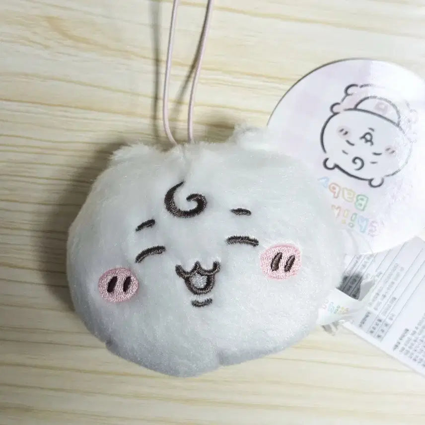 [BUNJANG] Chiikawa Baby Ring Ring Face Mascot Bell Plush Doll / 먼작귀 치이카와 베이비 링링 얼굴 마스코트 방울 린린 인형 누이