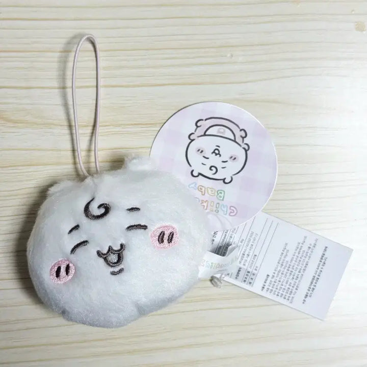 [BUNJANG] Chiikawa Baby Ring Ring Face Mascot Bell Plush Doll / 먼작귀 치이카와 베이비 링링 얼굴 마스코트 방울 린린 인형 누이