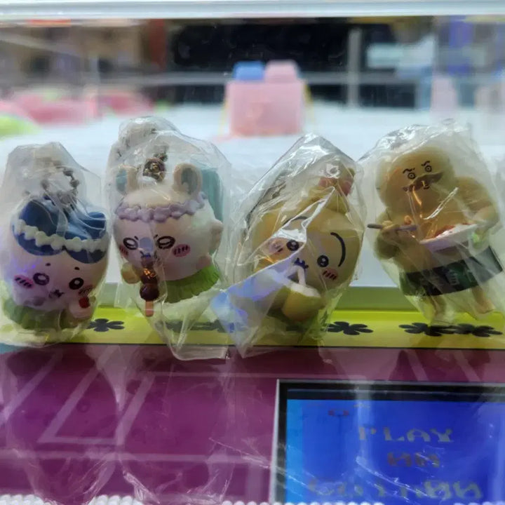 [BUNJANG] Chiikawa Mermaid Island Tabemono Gacha Keyring 4종 Bundle Set (Sealed) / [미개봉] 치이카와 인어섬 타베모노 가챠 키링 4종 일괄