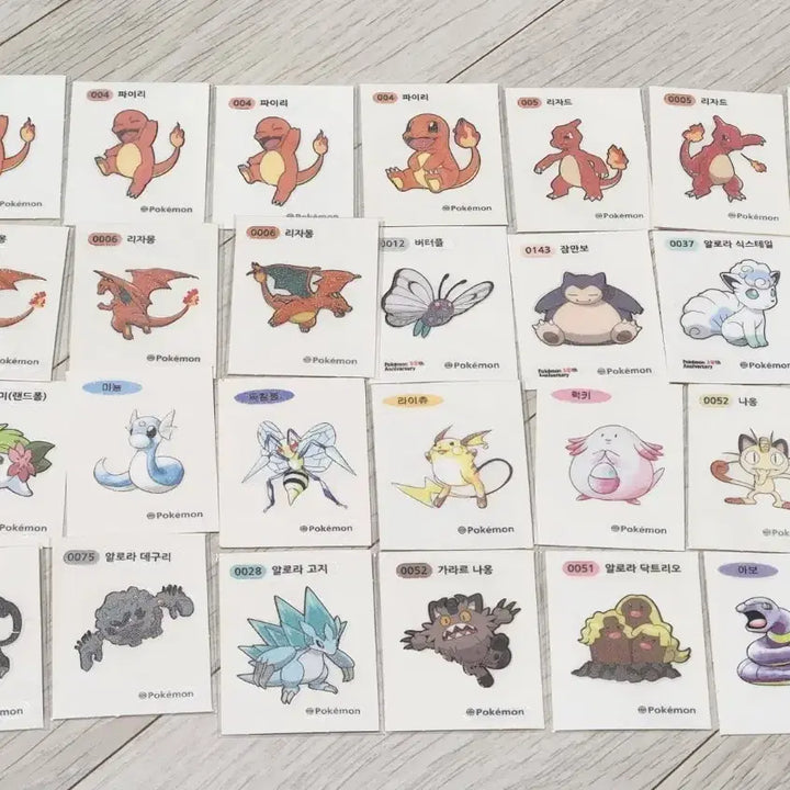 [BUNJANG] Pokemon Stickers / 포켓몬 띠부씰 팝니다