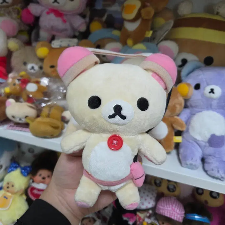 [BUNJANG] Rilakkuma Korilakkuma Headset Doll / 헤드셋 코리락쿠마