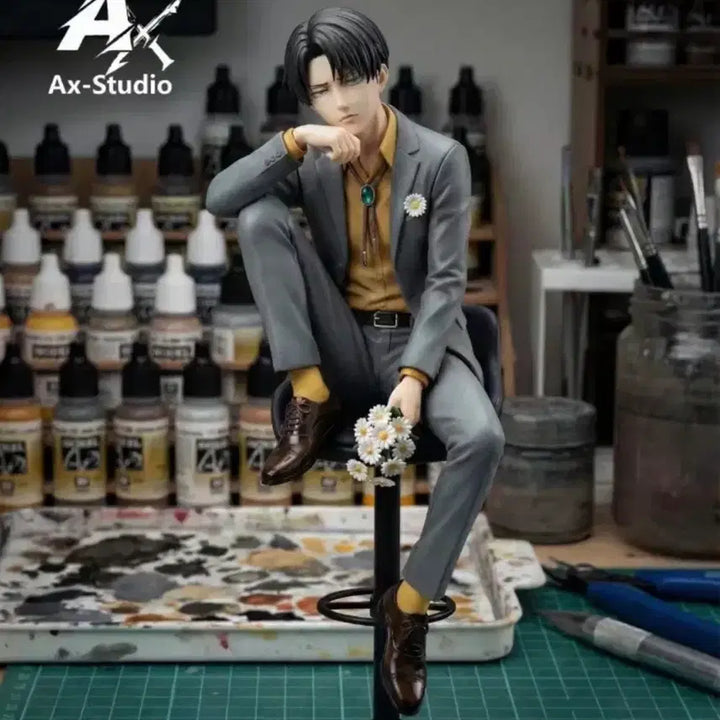 [BUNJANG] Attack on Titan Levi Ackerman Figure / AX 리바이 아커만 진격의 거인 피규어 팝니다(박스o)