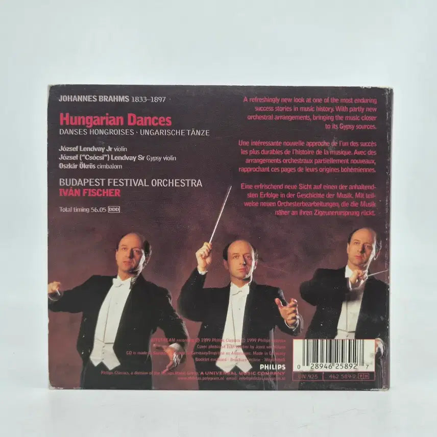 [BUNJANG] Brahms Hungarian Dances CD Ivan Fischer / 브람스 헝가리안 댄스 CD 이반 피셔 지휘