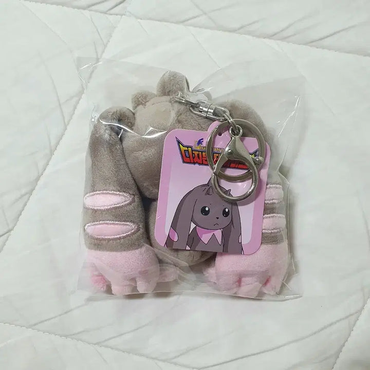 [BUNJANG] Digimon Lopmon Plush Keychain / 디지몬 로프몬 인형키링