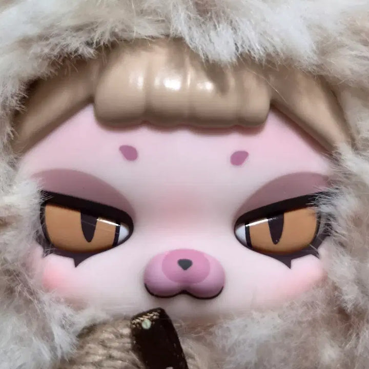 [BUNJANG] Pikku Beige Heart Keyring / 피쿠 베이지 팝니당