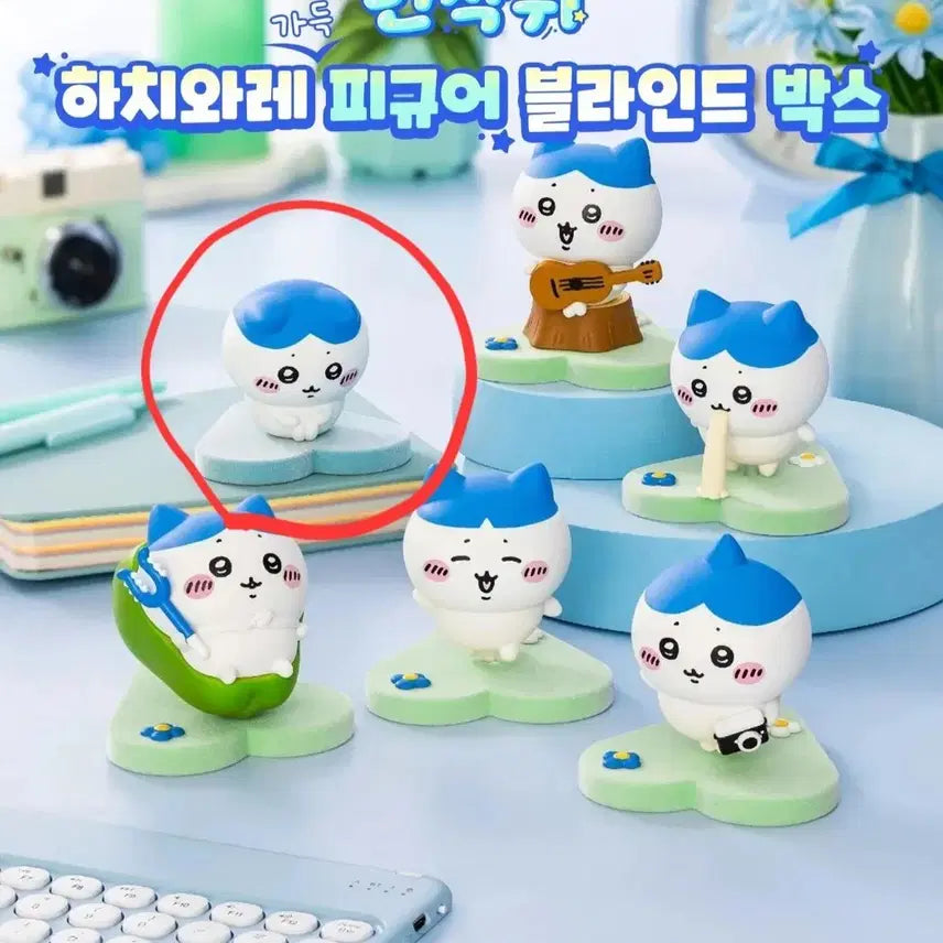 [BUNJANG] Chiikawa &amp; Hachiwari Acrylic Stands Set / 치이키와 하치와레 다라케 가득 기쁨이 없어 팝니다