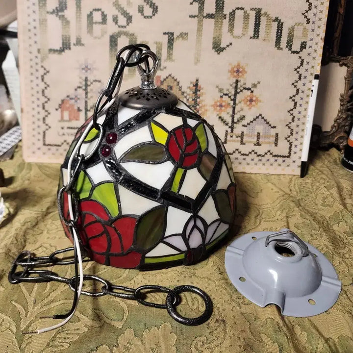 [BUNJANG] Stained Glass Ceiling Light, Average Diameter 20cm / 스테인드글라스 천장등 평균지름20cm45000원