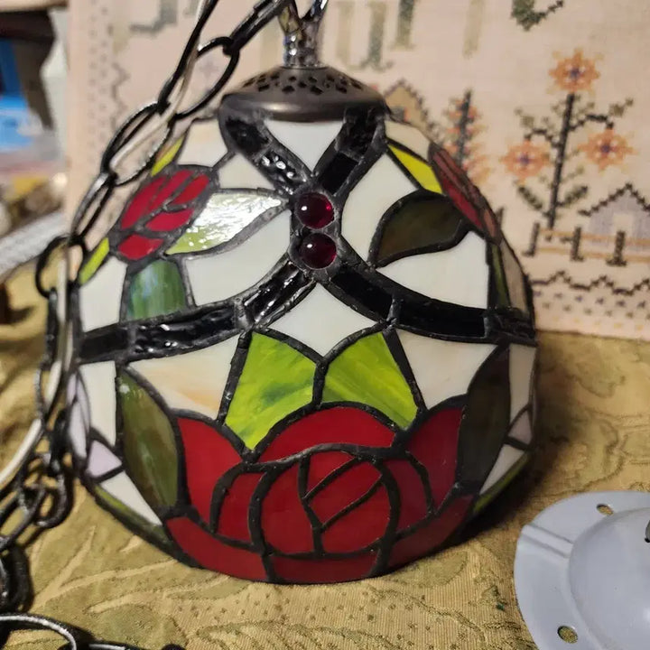 [BUNJANG] Stained Glass Ceiling Light, Average Diameter 20cm / 스테인드글라스 천장등 평균지름20cm45000원