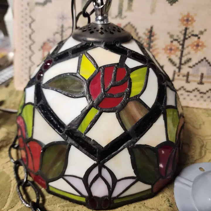 [BUNJANG] Stained Glass Ceiling Light, Average Diameter 20cm / 스테인드글라스 천장등 평균지름20cm45000원