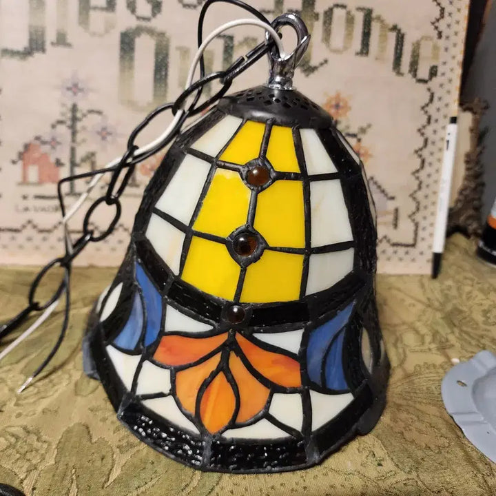 [BUNJANG] Stained Glass Ceiling Light, Average Diameter 20cm / 스테인드글라스 천장등 평균지름20cm45000원