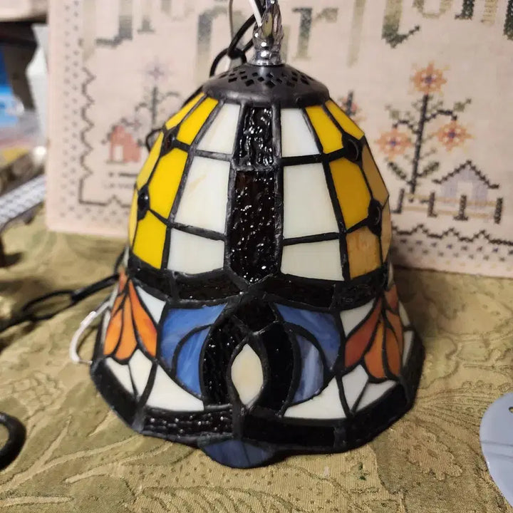 [BUNJANG] Stained Glass Ceiling Light, Average Diameter 20cm / 스테인드글라스 천장등 평균지름20cm45000원
