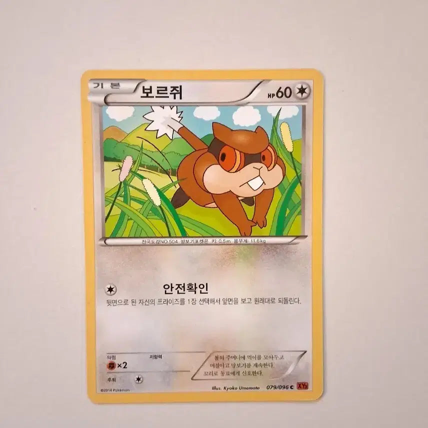 [BUNJANG] Pokemon Card Voltorb XY 079/096 (2014) / 포켓몬카드  2014년 보르쥐 XY 079/096