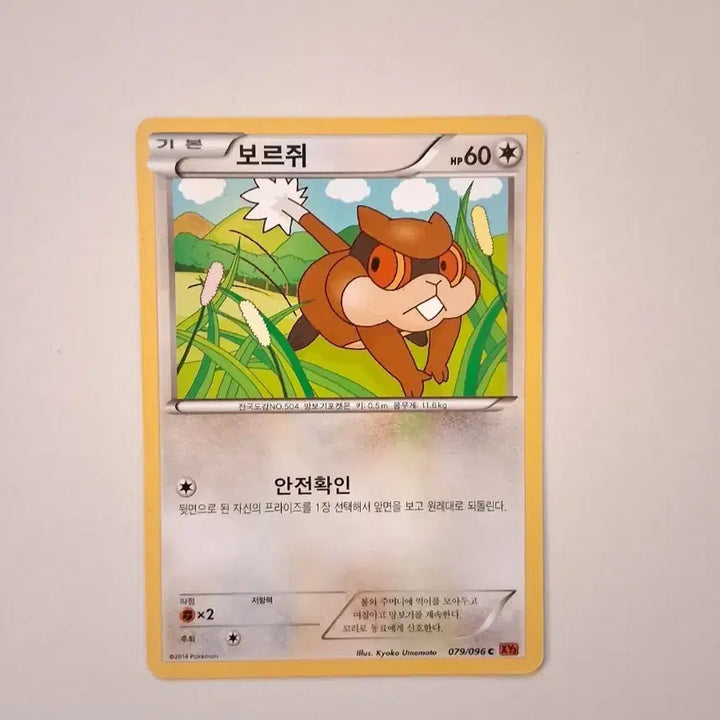 [BUNJANG] Pokemon Card Voltorb XY 079/096 (2014) / 포켓몬카드  2014년 보르쥐 XY 079/096