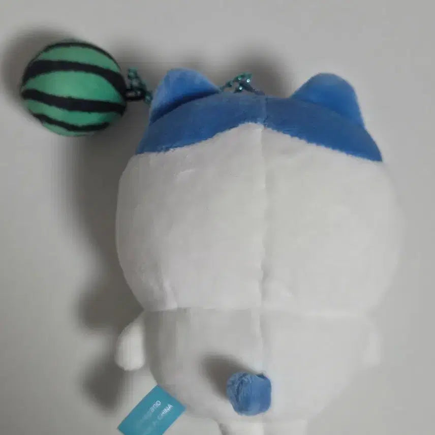 [BUNJANG] Chiikawa Hachiware Watermelon Crushing Mascot Plush Keychain / 정품) 치이카와 하치와레 통나무 수박깨기 마스코트 누이 인형 키링