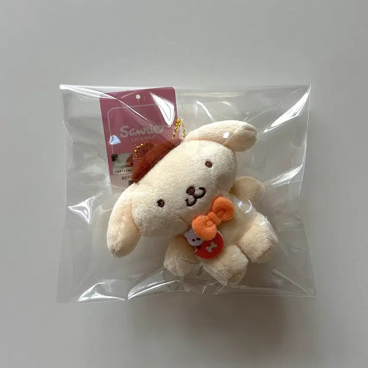 [BUNJANG] Sanrio Pompompurin Plush Charm 8cm / 폼폼푸린 인형 키링 8cm