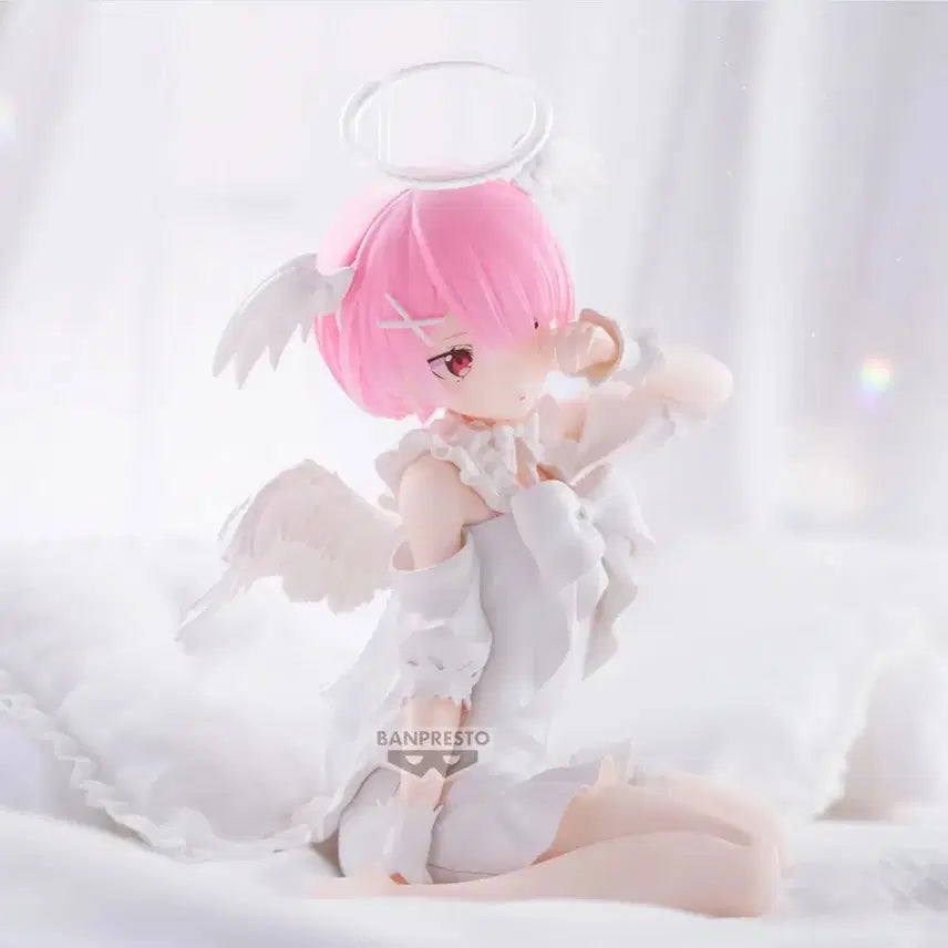 [BUNJANG] Rem &amp; Ram Relax Time Sweet Angel Version Figure Set (Mint Condition) / 미개봉일괄 최저가급처) 리제로 렘 람 릴렉스타임 스위트엔젤 천사 미소녀 피규어 세트