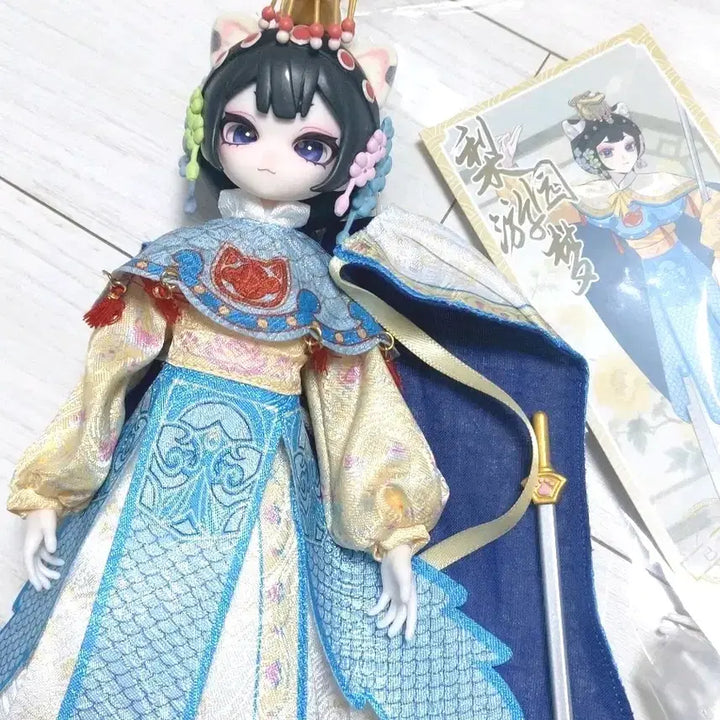 [BUNJANG] Cat Peking Opera Ball-Jointed Doll Seolpyo (Mint Condition) / (합배송 가능)Jumpcosmos 고양이 경극 bjd 구체관절인형 설표(상태 좋음)