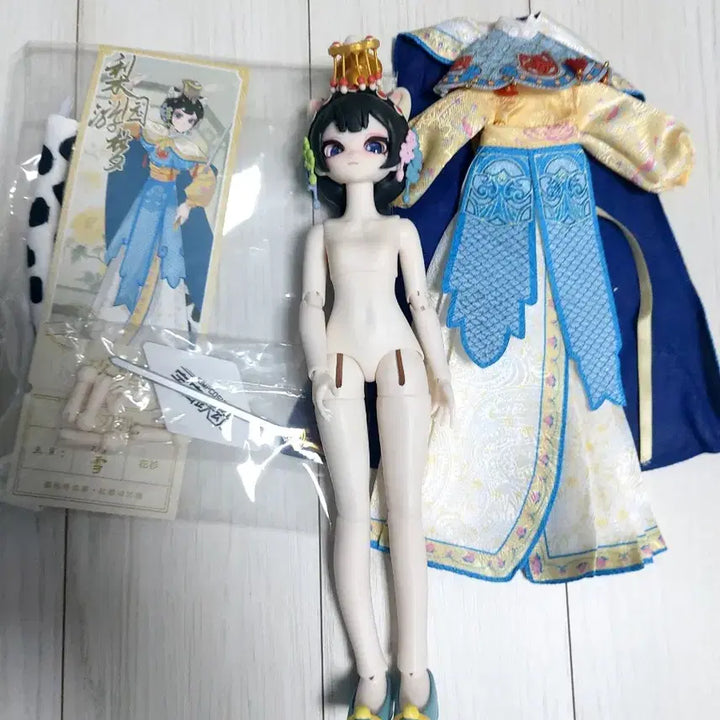 [BUNJANG] Cat Peking Opera Ball-Jointed Doll Seolpyo (Mint Condition) / (합배송 가능)Jumpcosmos 고양이 경극 bjd 구체관절인형 설표(상태 좋음)