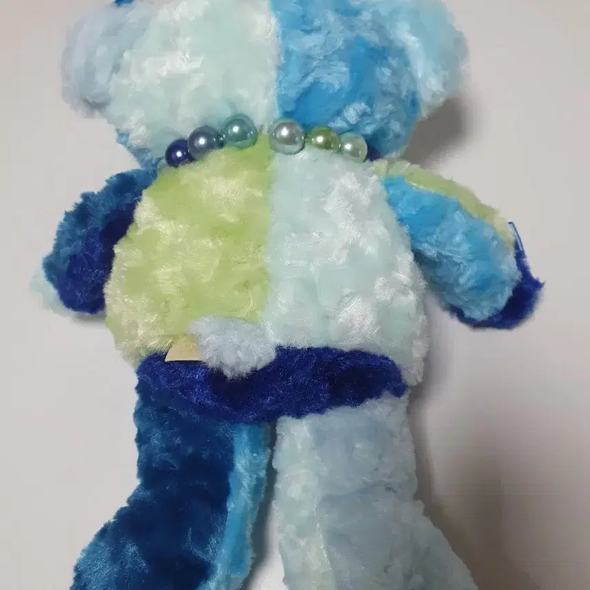 [BUNJANG] Kawaii Bear Blue Plush Doll / 카와이베어 블루 인형