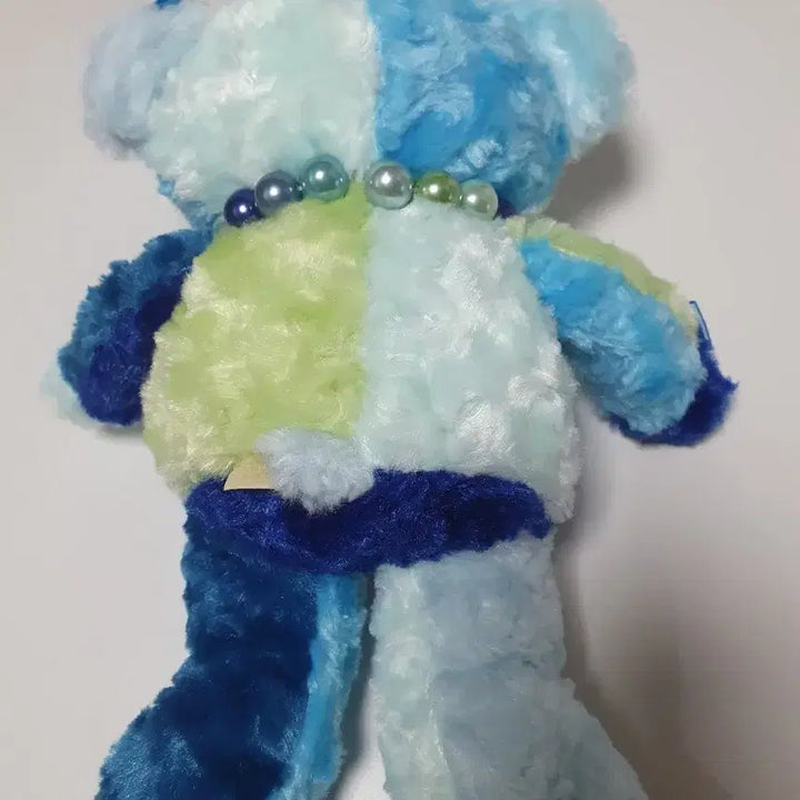 [BUNJANG] Kawaii Bear Blue Plush Doll / 카와이베어 블루 인형