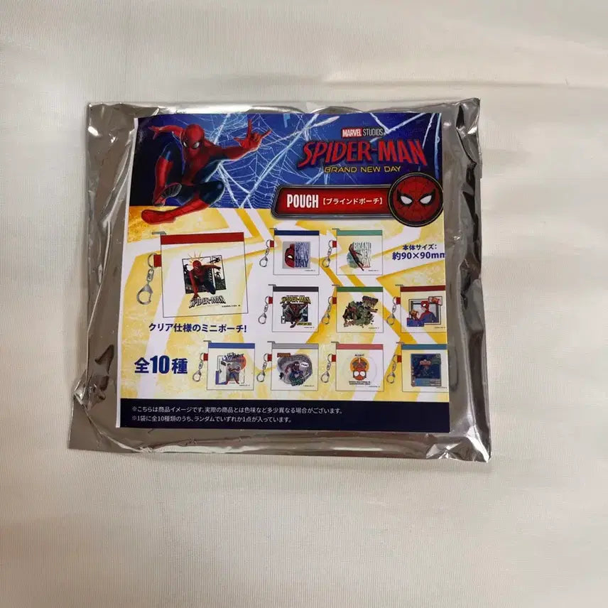 [BUNJANG] Spider-Man Random Pouch Keyring / 스파이더맨 랜덤 파우치 키링