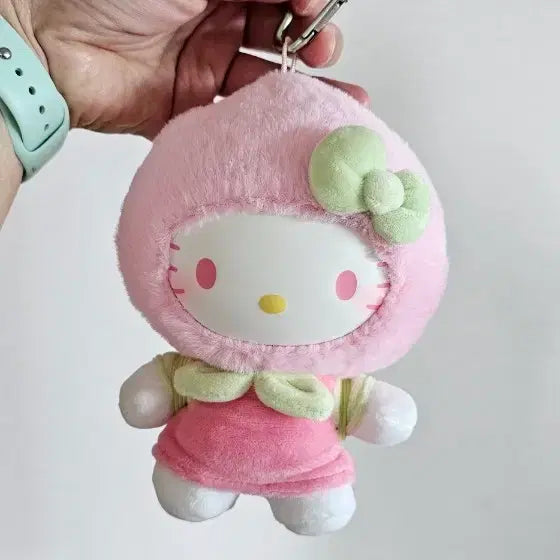 [BUNJANG] Toptoy Hello Kitty Fruity Paradise Keychain - Peach / 탑토이 헬로키티 프루티파라다이스키링ㅡ복숭아