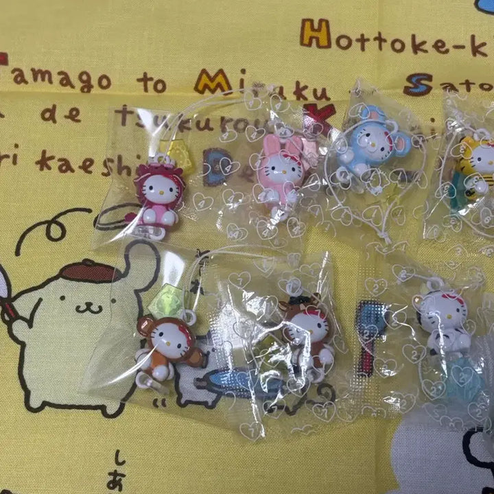 [BUNJANG] Sanrio Hello Kitty 2000 Zodiac Animal Scroll Strap / 고전키티 십이간지 줄줄이 스트랩