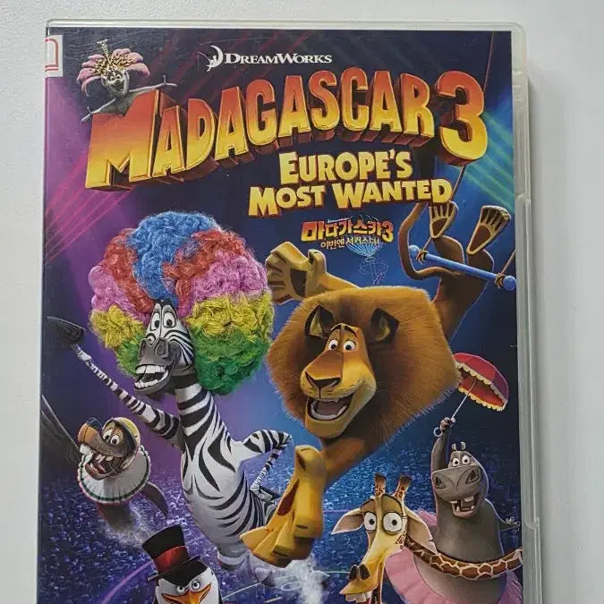 [BUNJANG] Madagascar 3 Animated DVD / [DVD] 애니메이션 "마다가스카3" 판매합니다.