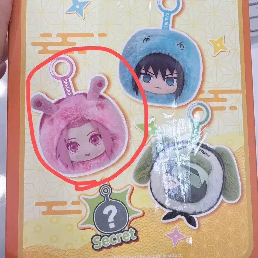 [BUNJANG] Eaki Naruto Variant Color Sakura Earphone Case Pouch / eaki 나루토 베리언트 컬러 이어폰 케이스 파우치 사쿠라