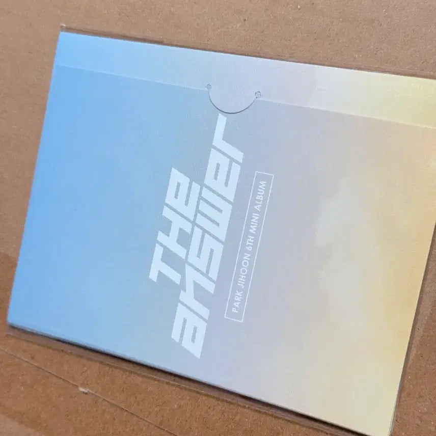 [BUNJANG] Park Ji Hoon PLATFORM D&amp;S Mini Album Sealed / 플랫폼 박지훈 미개봉 디앤써 미니앨범