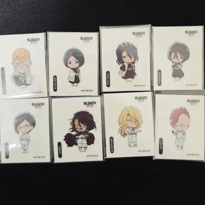 [BUNJANG] Bleach 8 Types Sticker Set Bundle / 블리치 콜라보 카페 띠부씰 7종 일괄양도