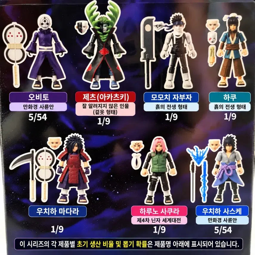 [BUNJANG] Bloky Naruto Series 4 Character Set / 블로키 나루토 4탄 6종 판매