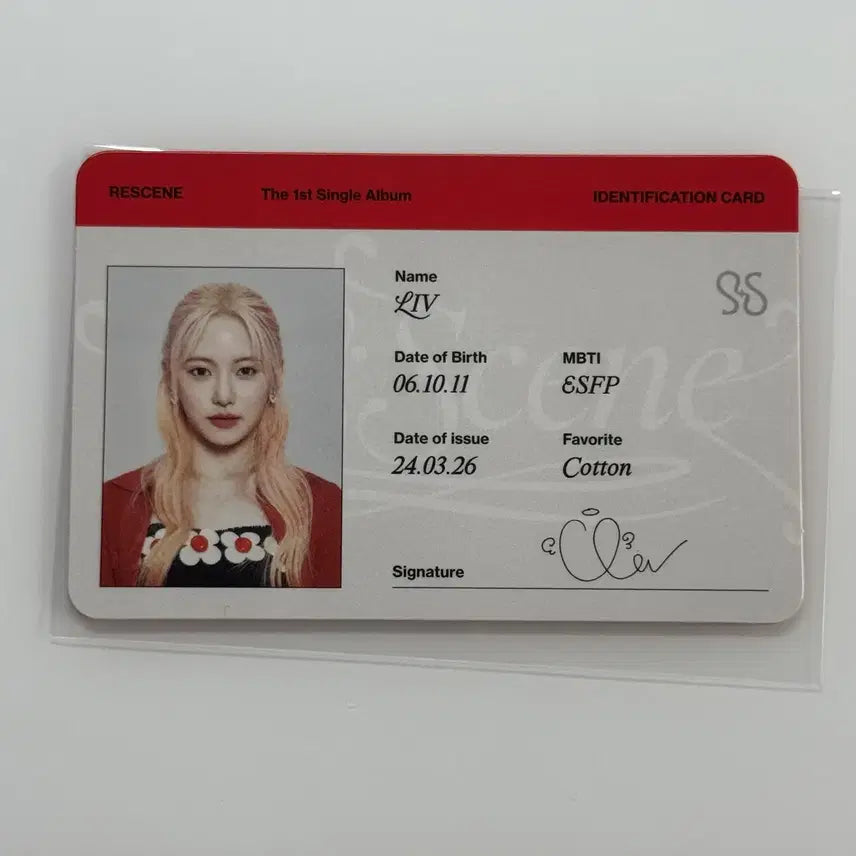 [BUNJANG] RESCENE Rina Mina ID Photocard Bundle Set / 리센느 리씬 앨범 리브 미나미 ID 아이디 포토카드 일괄