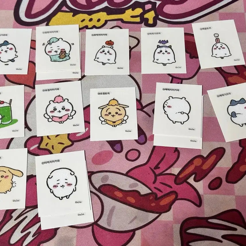 [BUNJANG] Munjakwi Character Sticker Set / 먼작귀 띠부씰