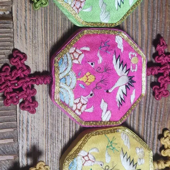 [BUNJANG] Traditional Korean Knot Norigae Set (3 Types) / 근대사 전통 매듭 노리개 세트 3종