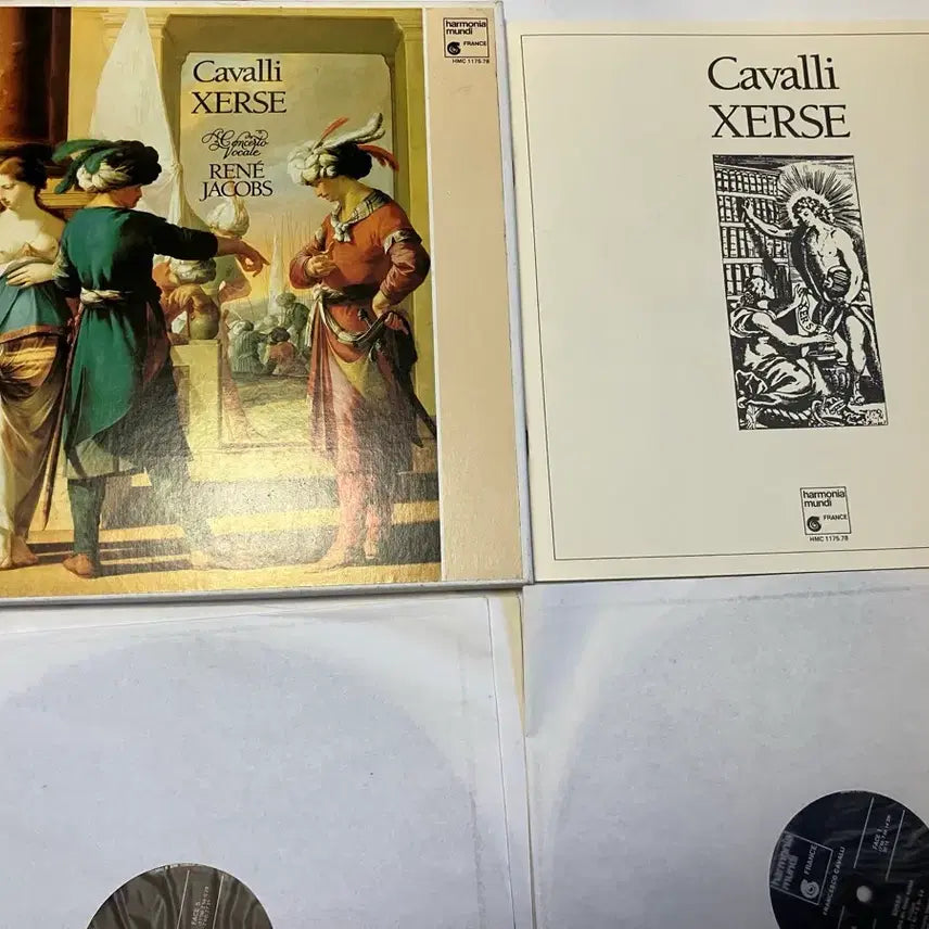 [BUNJANG] Francesco Cavalli Xerse Opera 4LP Box Set (Rene Jacobs, Harmonia Mundi France First Pressing) / 초반 4LP) Cavalli Xerse 오페라 LP (Rene Jacobs)